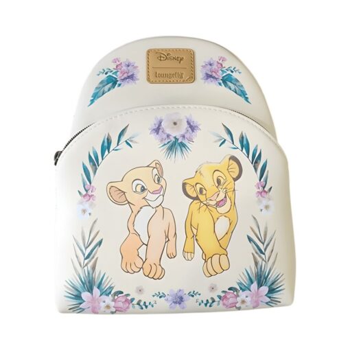 Loungefly Disney The Lion King Simba & Nala Floral Mini Backpack