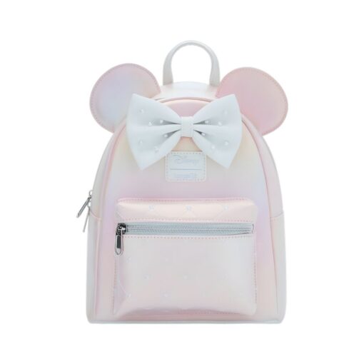 Loungefly Disney Minnie Mouse Pink Pearl Mini Backpack