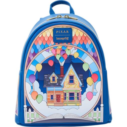 Loungefly Disney Pixar Up Stained Glass Mini Backpack
