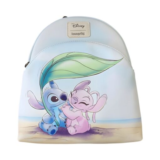 Loungefly Disney Stitch & Angel Beach Date Mini Backpack