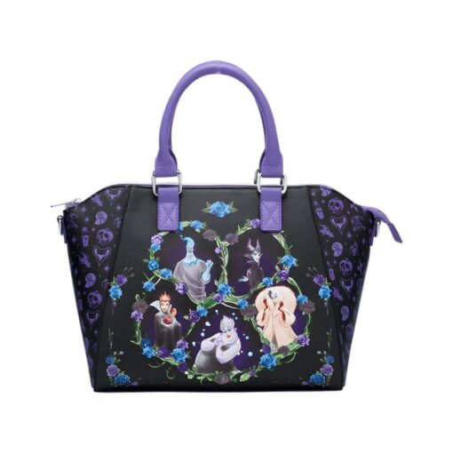 Loungefly Disney Villains Floral Icons Tote Bag / Satchel