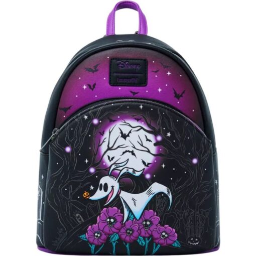 Loungefly The Nightmare Before Christmas Zero Moon Doodle Mini Backpack