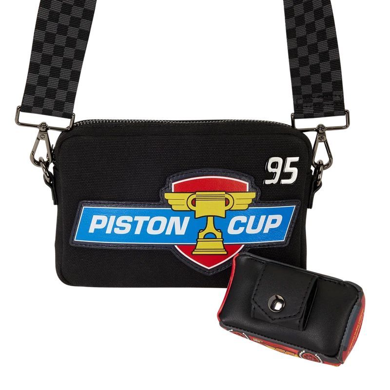 Disney Pixar Cars 20th Anniversary – Piston Cup – Sling Crossbody Bag – Loungefly - Afbeelding 5