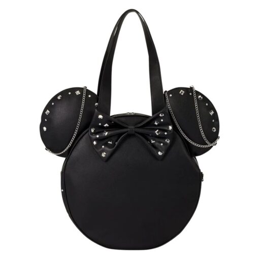 DISNEY - Minnie Mouse "Studs & Chains" - Tote Bag Loungefly