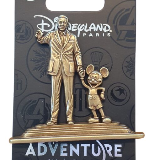 Disneyland Paris – Adventure World – Walt & Mickey Standbeeld – Collector Pin – DLP Exclusive