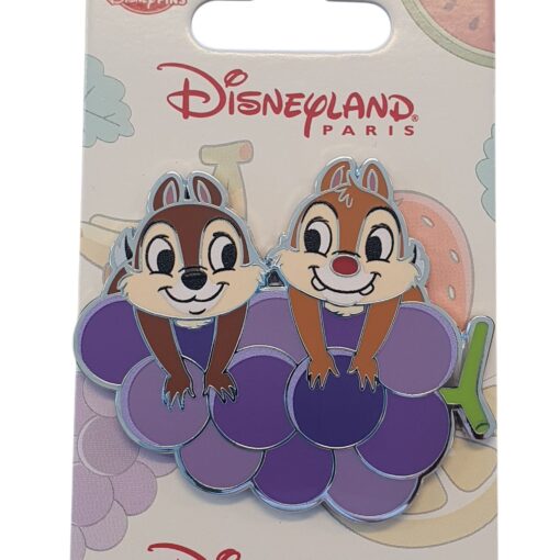 Disneyland Paris – Chip & Dale – Tros Druiven – Collector Pin – DLP Exclusive