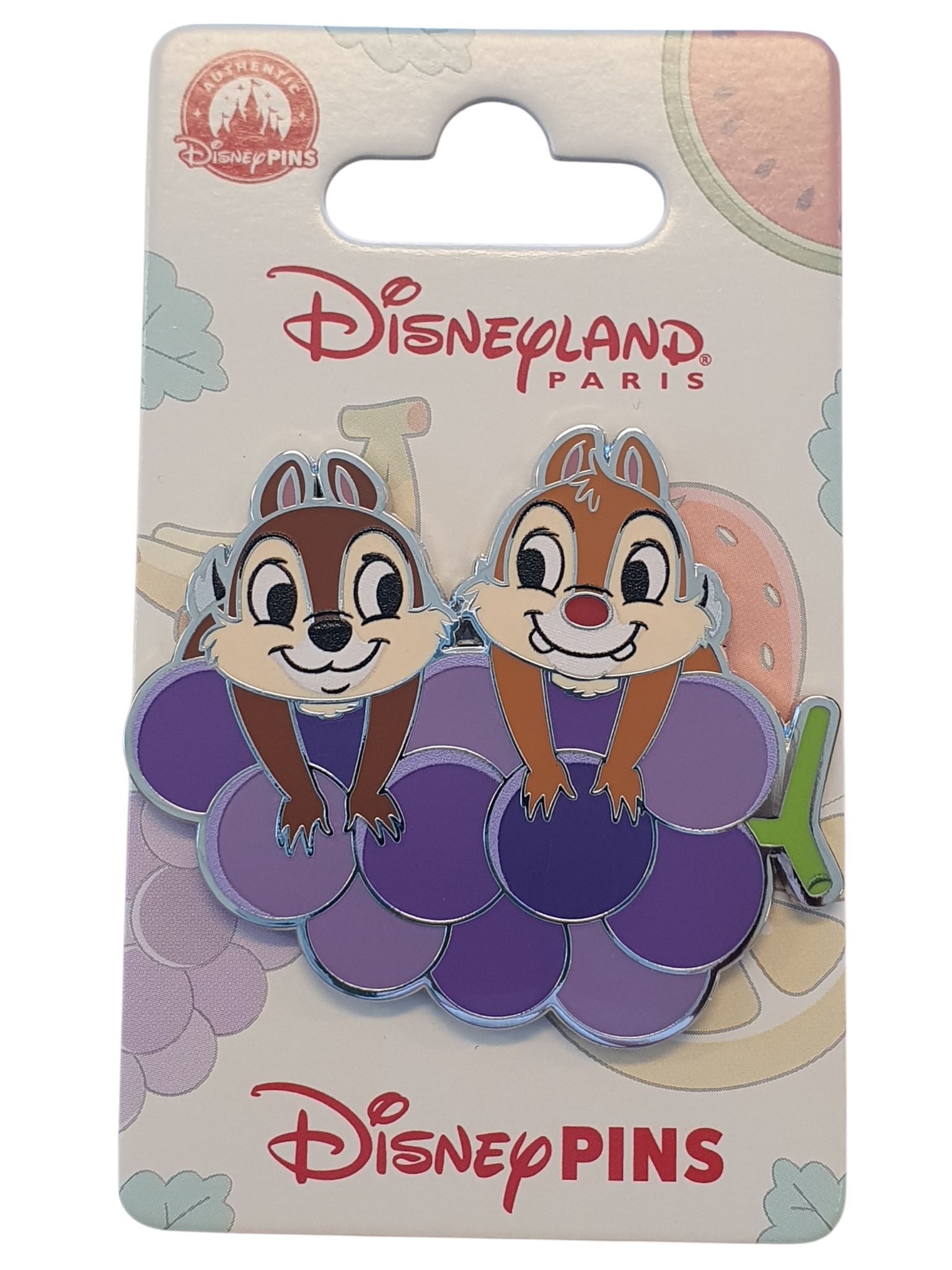 Disneyland Paris – Chip & Dale – Tros Druiven – Collector Pin – DLP Exclusive