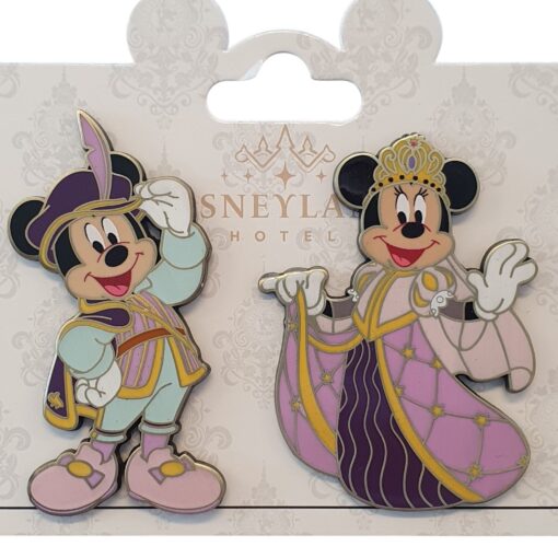 Disneyland Paris – Disneyland Hotel – Mickey & Minnie – Hotel Outfit – Collector Pin – DLP Exclusive