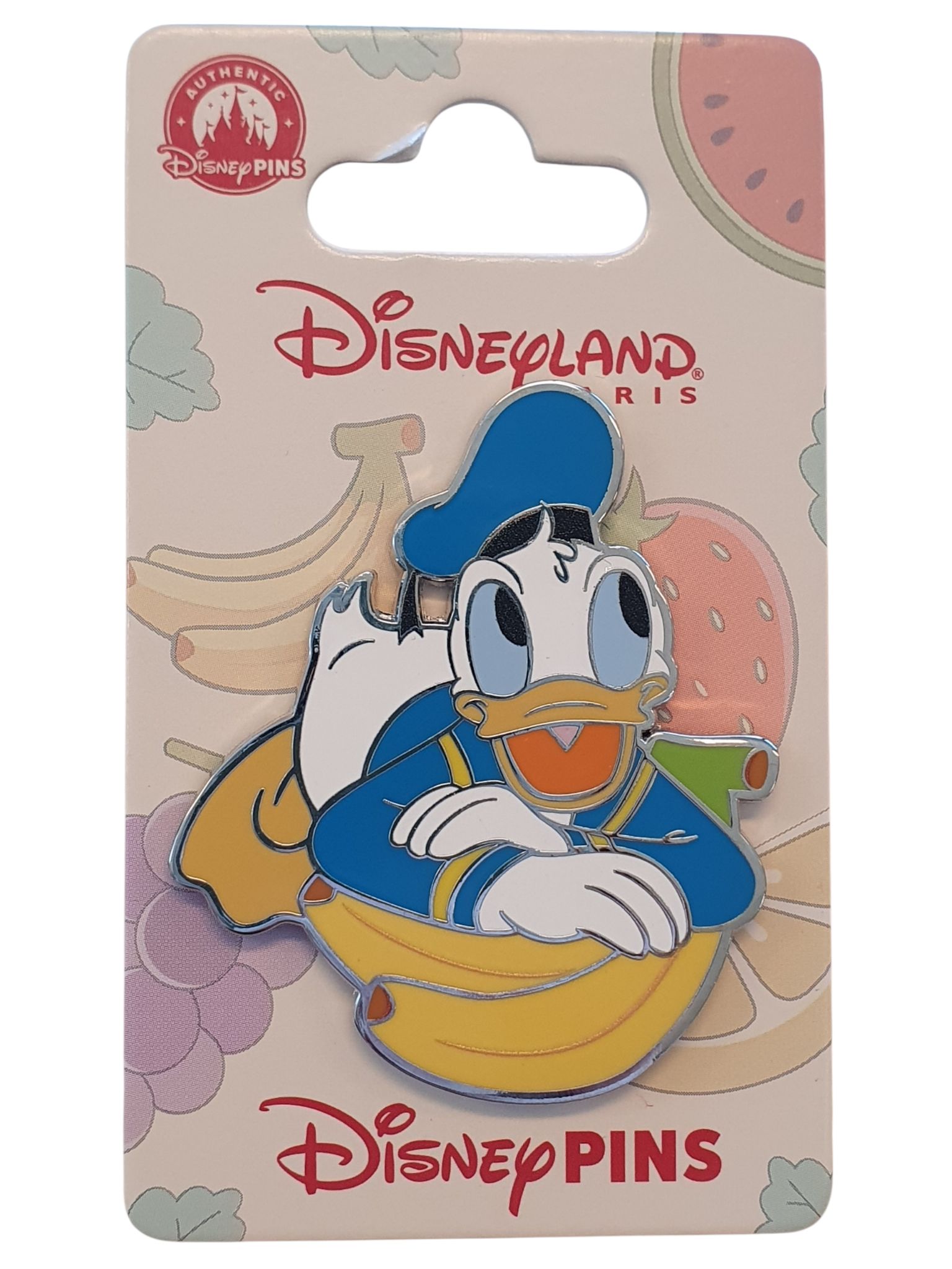 Disneyland Paris – Donald Duck – Tros Bananen – Collector Pin – DLP Exclusive