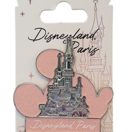 Disneyland Paris – Mickey Mouse Hoofd – Roze Glitter – Collector Pin – DLP Exclusive