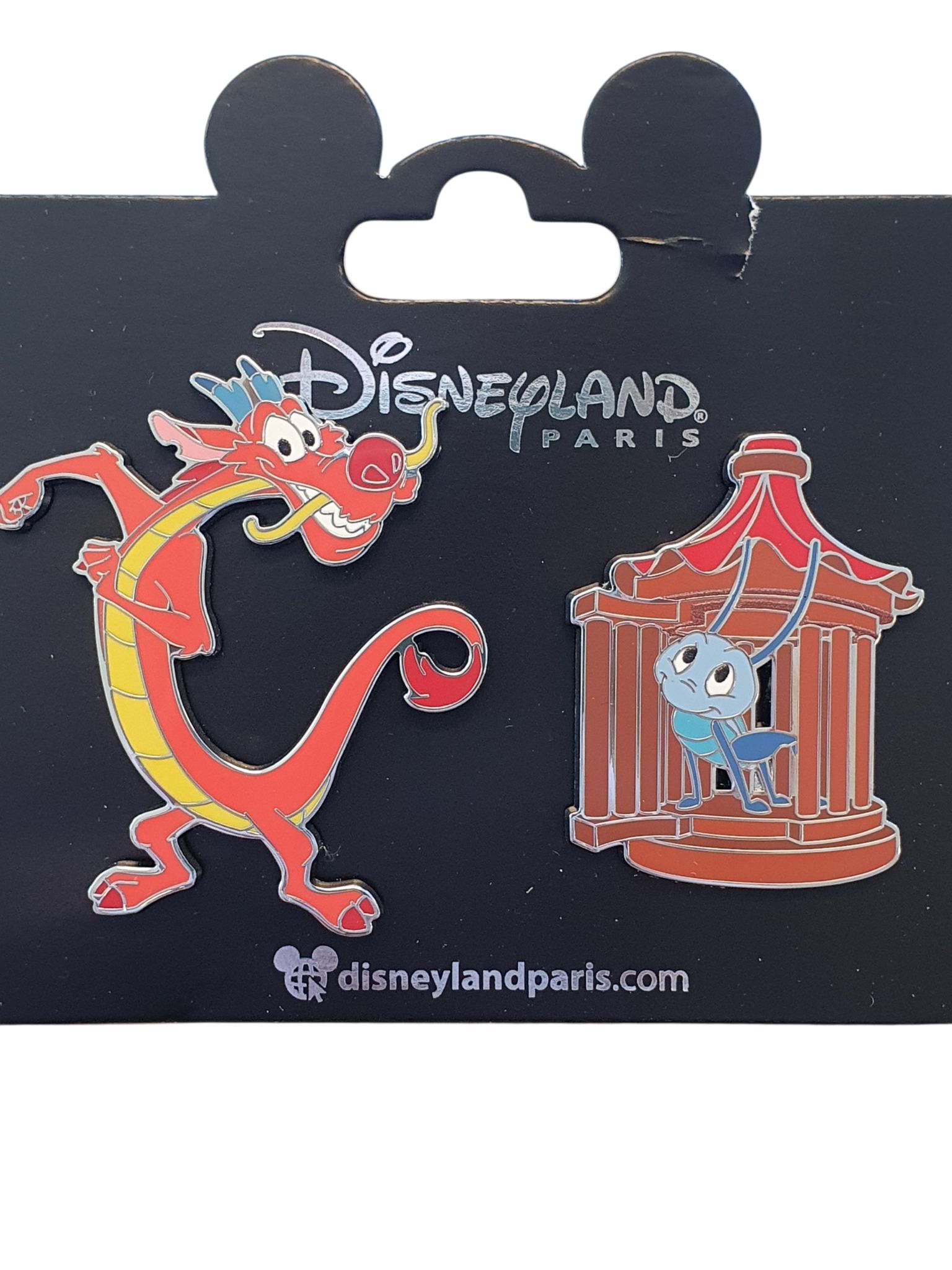 Disneyland Paris – Mushu & Cri-Kee – Collector Pin – DLP Exclusive
