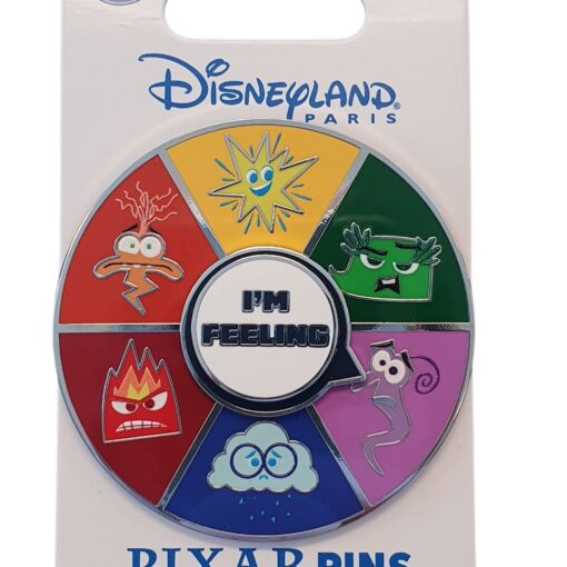 Disneyland Paris – Pixar – Emotions Wheel – Collector Pin – DLP Exclusive