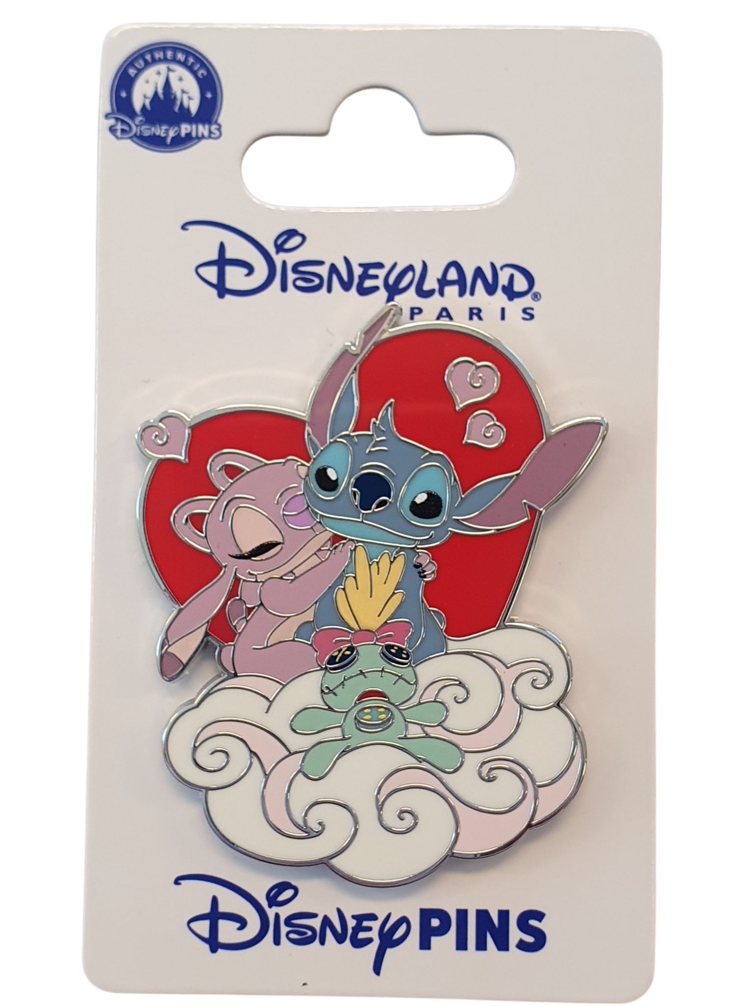 Disneyland Paris – Valentine – Angel & Stitch – Collector Pin – DLP Exclusive