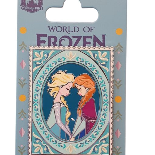 Disneyland Paris – World of Frozen – Anna & Elsa Postzegel – Collector Pin – DLP Exclusive