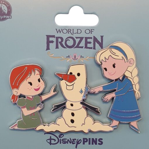 Disneyland Paris – World of Frozen – Jonge Anna & Elsa met Olaf – Collector Pin – DLP Exclusive