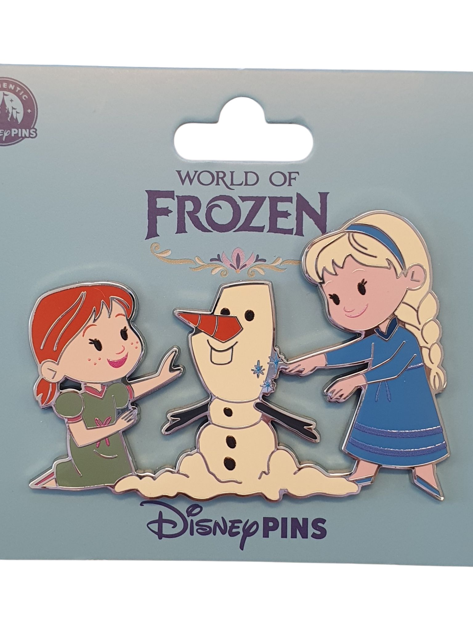 Disneyland Paris – World of Frozen – Jonge Anna & Elsa met Olaf – Collector Pin – DLP Exclusive