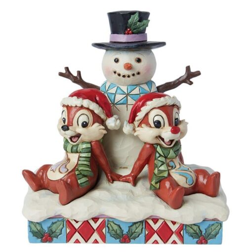 Disney Traditions – Chip & Dale Snowman – Figurine