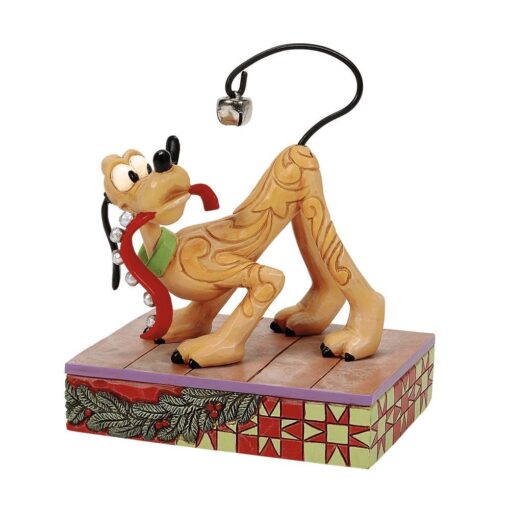 Disney Traditions – Pluto With Christmas Bell – Figurine