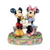 Disney Traditions – Mickey & Minnie Spring Bench – Figurine
