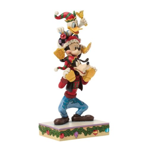 Alternative view of Disney Traditions – Mickey, Donald & Goofy Stacked – Figurine