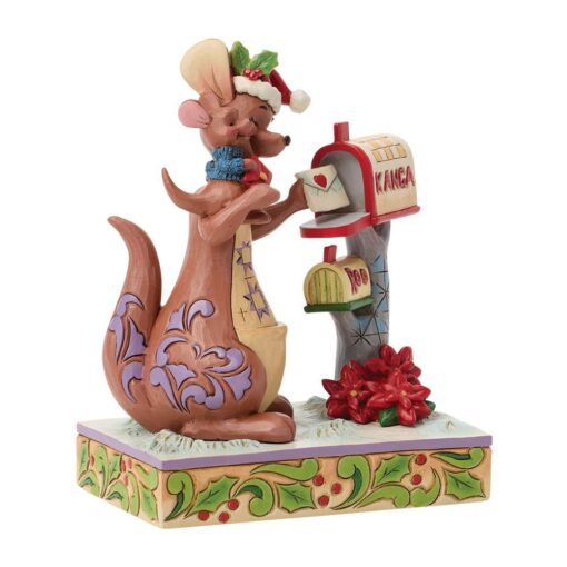 Alternative view of Disney Traditions – Kanga & Roo Christmas – Figurine