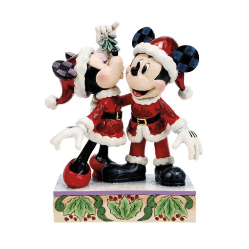 Disney Traditions – Mickey & Minnie Mistletoe – Figurine