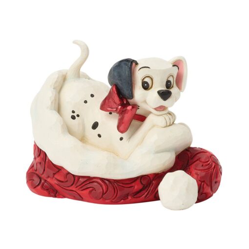 Disney Traditions – 101 Dalmatians Santa Hat – Figurine