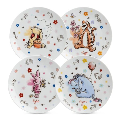 WINNIE THE POOH – Set van 4 Dessert Plates Ø19 cm